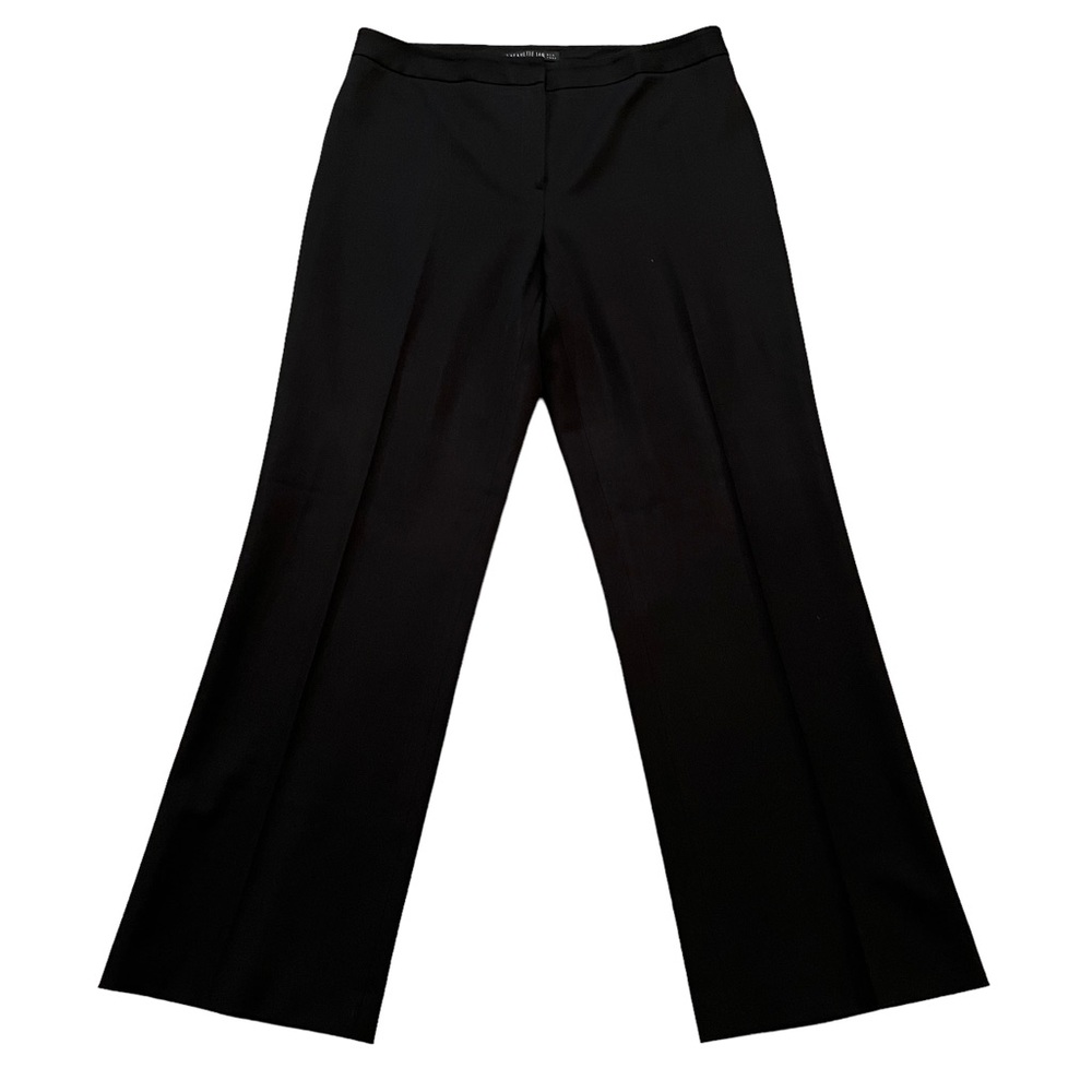 Lafayette 148 Black Wool Trouser Pant Size 12